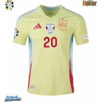 Spania Pedri Gonzalez #20 Bortedrakt EM 2024 Kortermet